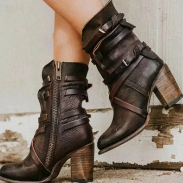 Women's Retro Winter Boots - Warm, Stylish & Comfortable Footwear