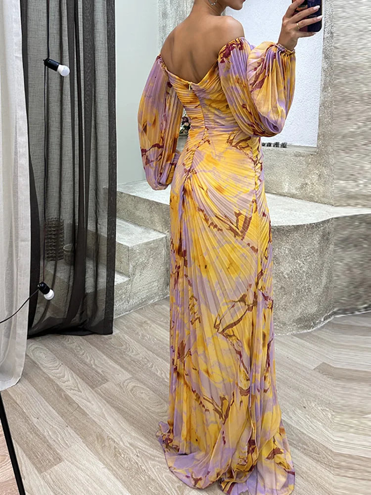 Amelia Elegant Dress with V-Neck - Elena Harper
