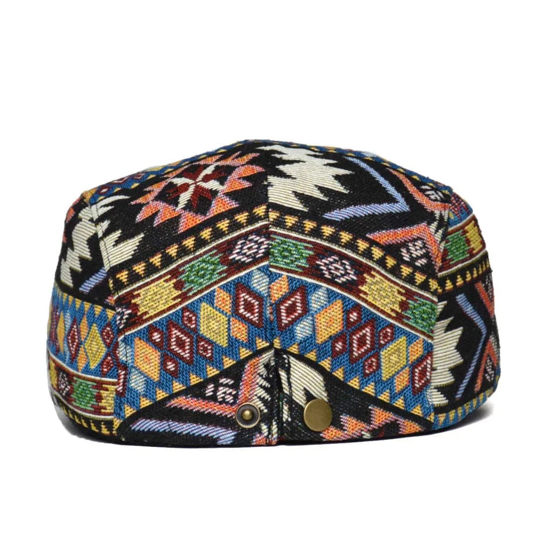 Vintage premium flat cap by Emma & Rose Durban, featuring classic design and textured fabric for stylish, timeless look.
