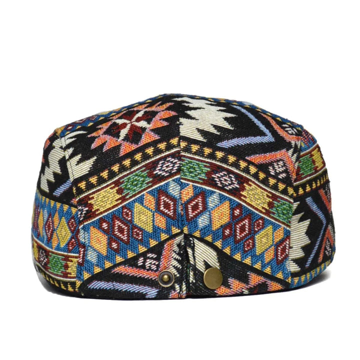 Vintage premium flat cap by Emma & Rose Durban, featuring classic design and textured fabric for stylish, timeless look.