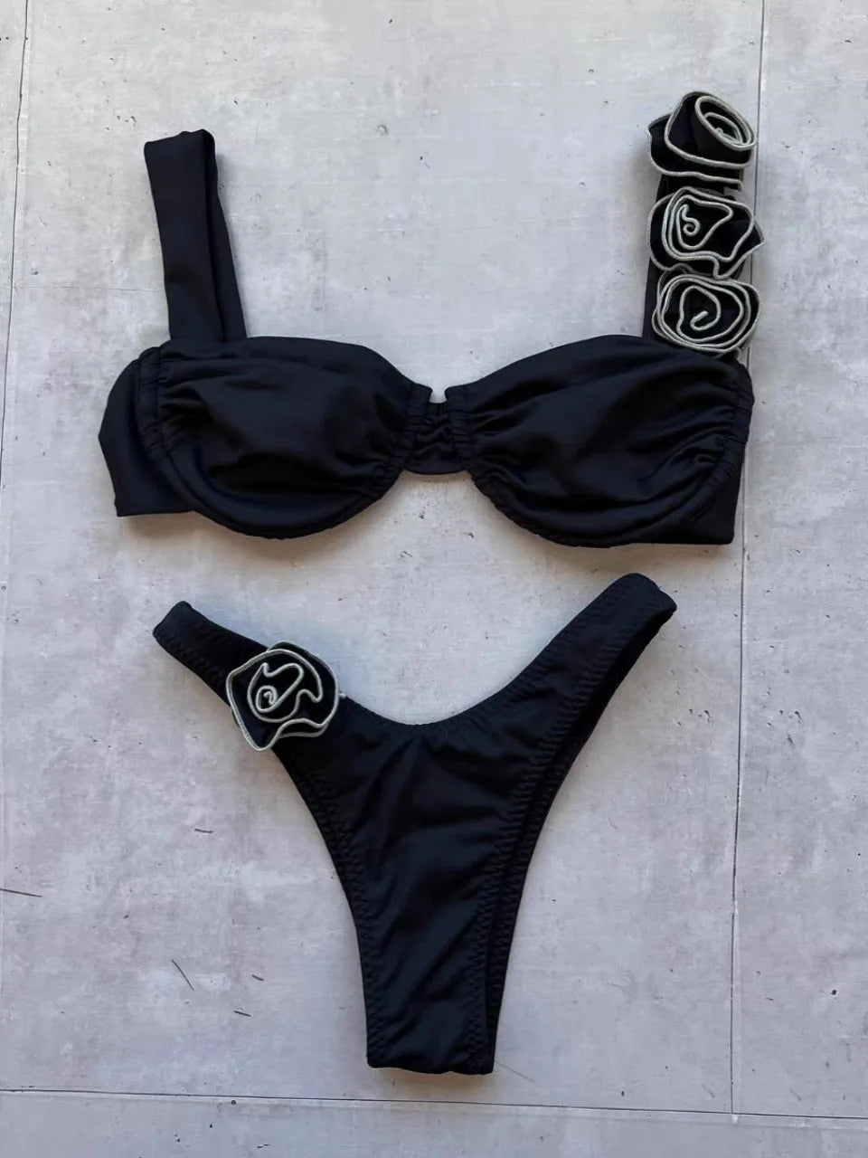 Beautifully Finished Bikini in a Timeless Design, view 2 - Elena Harper
