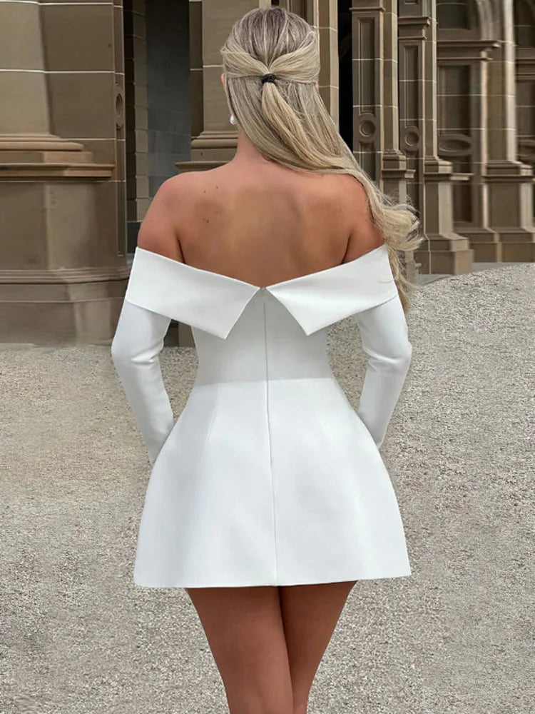 Nyra Stunning skater dress, view 5 - Elena Harper