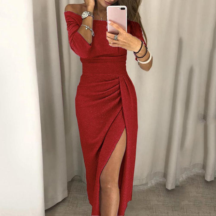 Chic Dress Slim Fit Timeless Appearance Perfect for Formal Events - Elena Harper