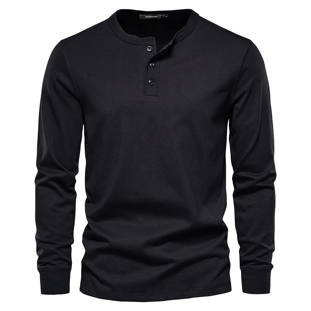 Brandon | Men's Long Sleeve Shirt with Buttons