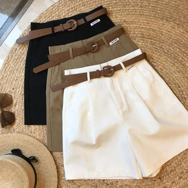 Genoviva Elegant Cotton Shorts - Elena Harper