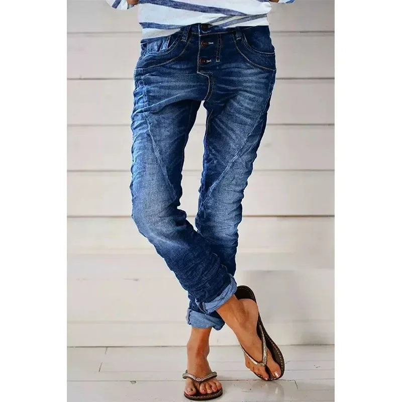 Comfortable Stretch Pants Avélisse, view 5 - Elena Harper