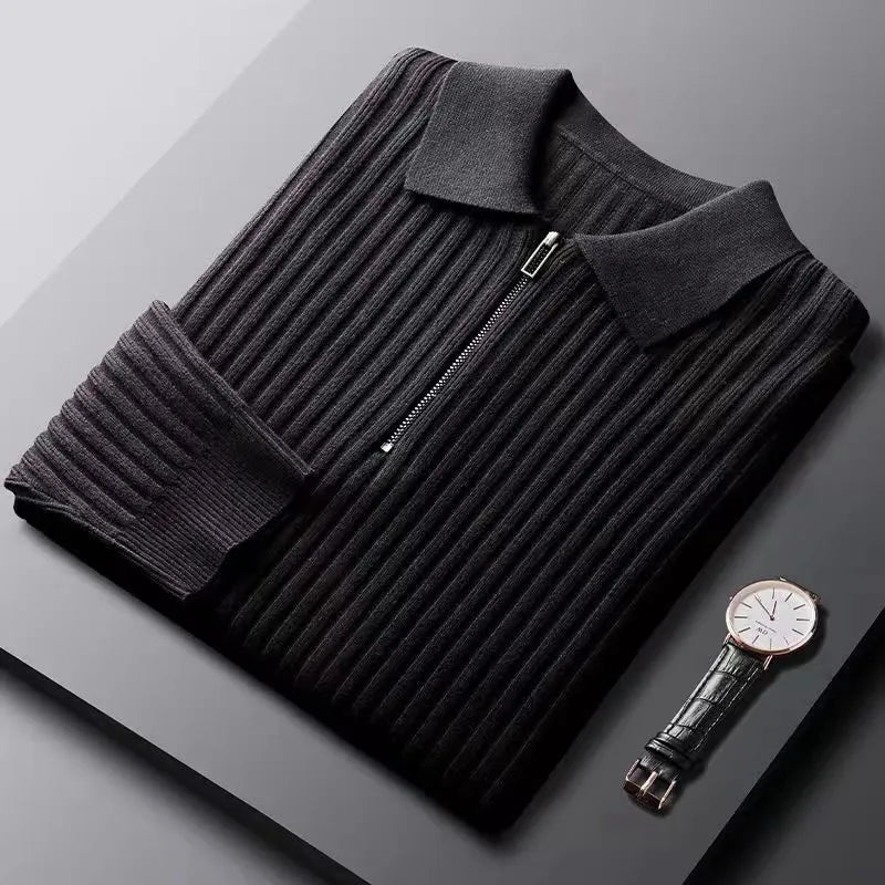 Luxury Cotton Blend Sweater, view 9 - Elena Harper