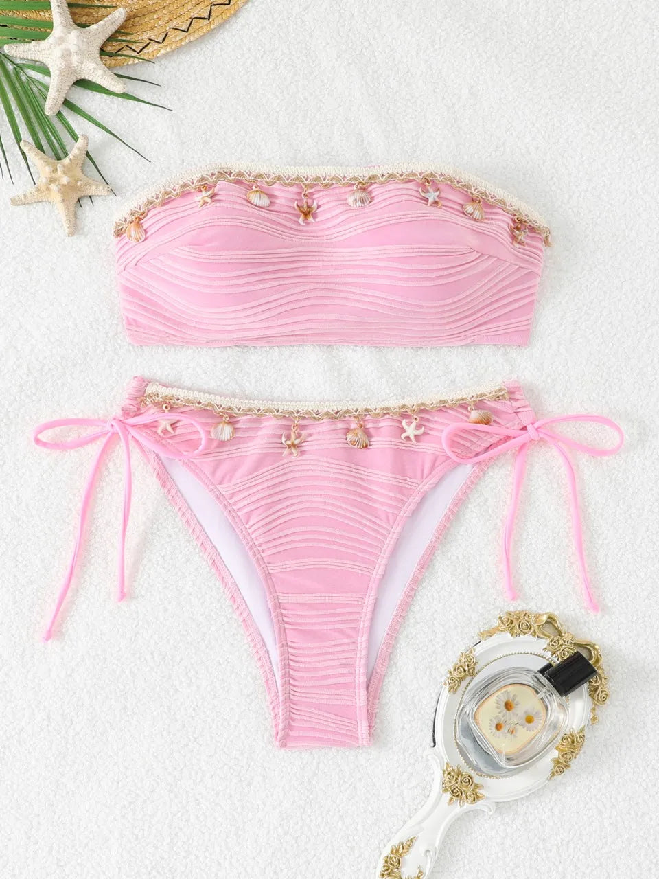 Beautifully Finished Bathing Suit in a Timeless Design, view 4 - Elena Harper