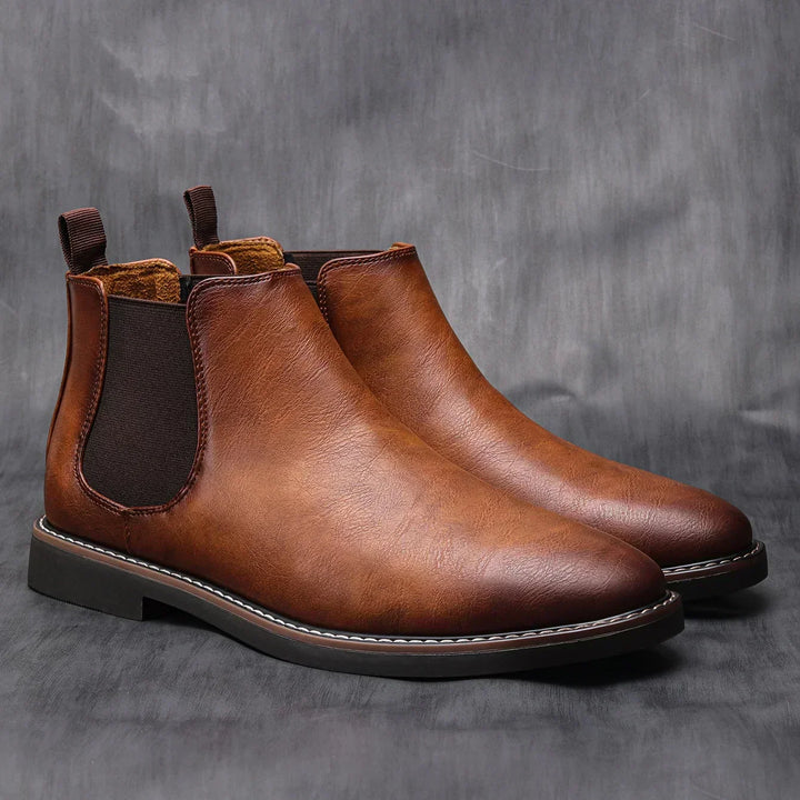 CHELSEA BOOTS FOR MEN WITH ELASTIC SIDES