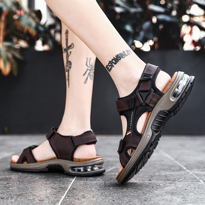 Breon Stylish Vegan Leather Sandals - Elena Harper
