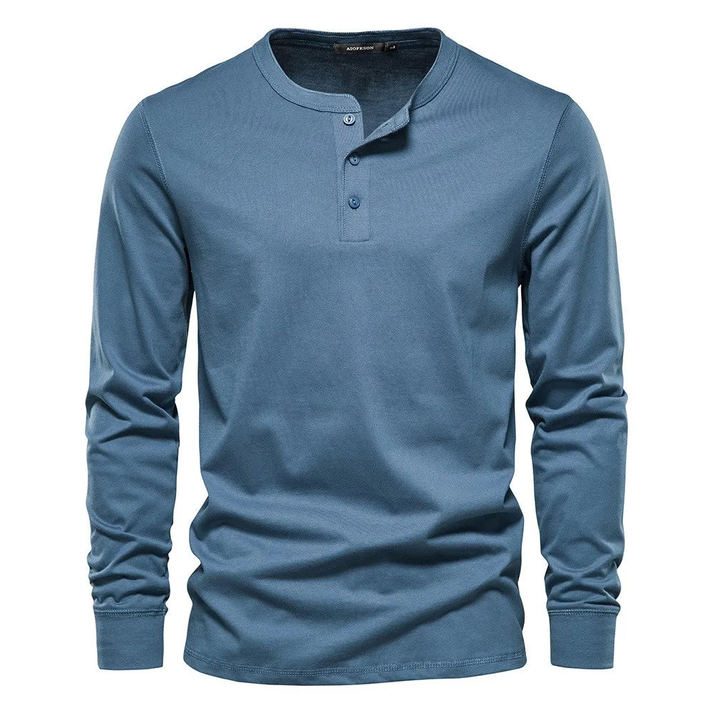Brandon | Men's Long Sleeve Shirt with Buttons