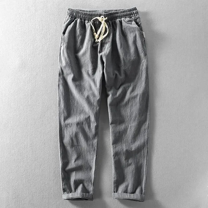 Men's Linen Pants Lightweight and Elegant for Summer, view 5 - Elena Harper