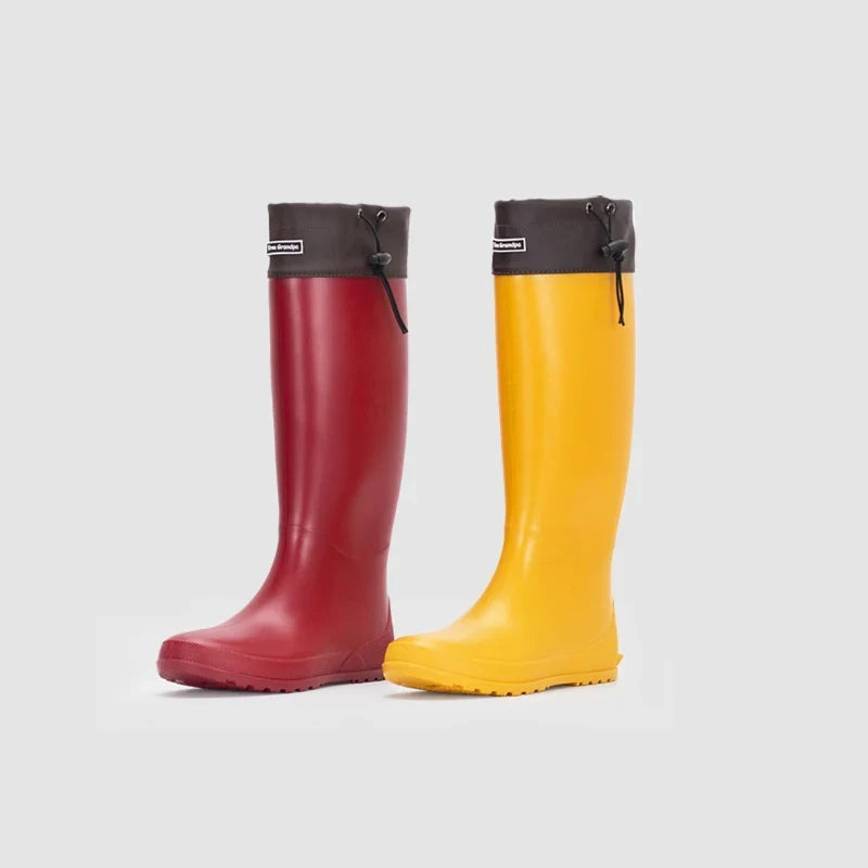 Women's Tall Chunky-Sole Waterproof Camping Boots Sylvane - Elena Harper