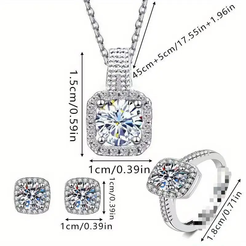 Luxury Cube Jewelry Set