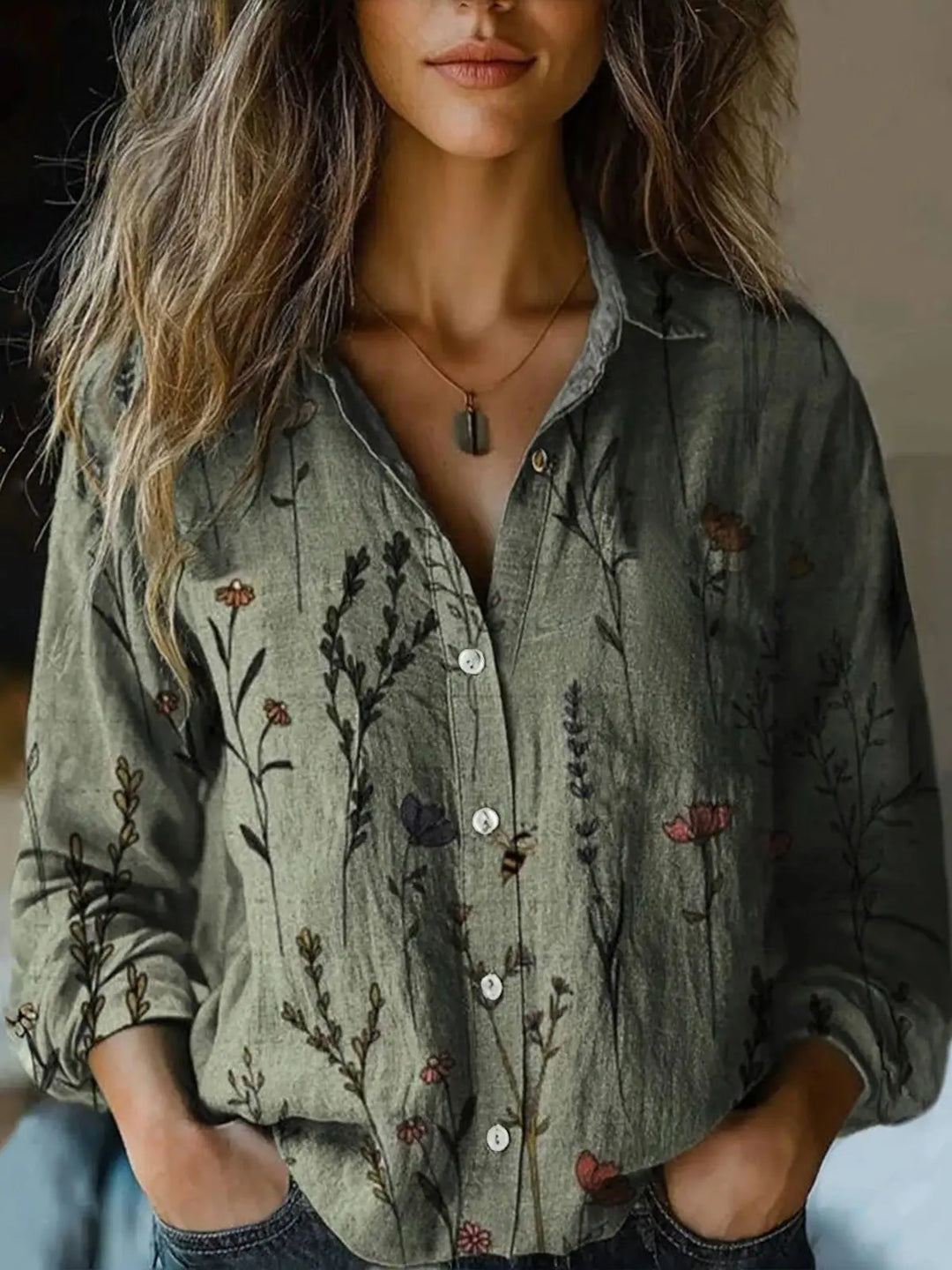 Delanova Sophisticated Blouse, view 8 - Elena Harper
