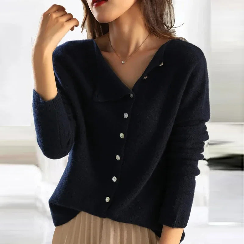 WARM SWEATER WITH TEXTURE FOR WOMEN