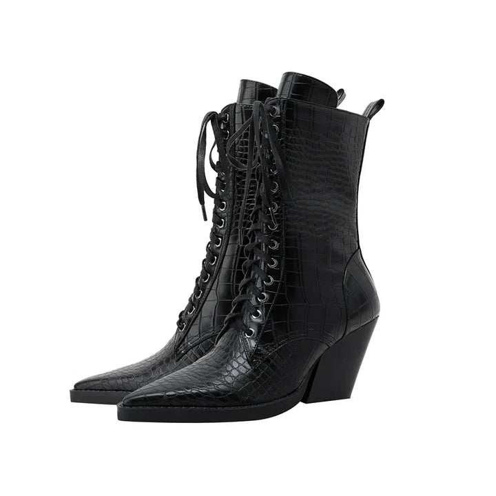 Izzy Ryder Lace-up Boots