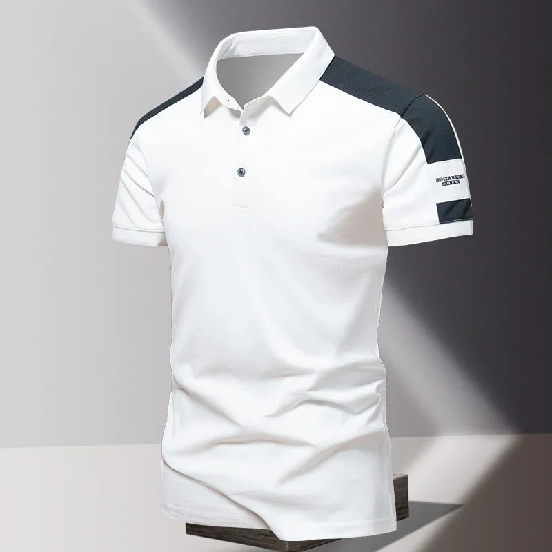 Geofredo Smooth Cotton Polo - Elena Harper