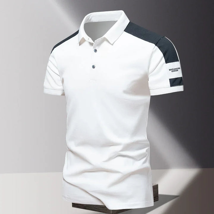 Geofredo Smooth Cotton Polo - Elena Harper