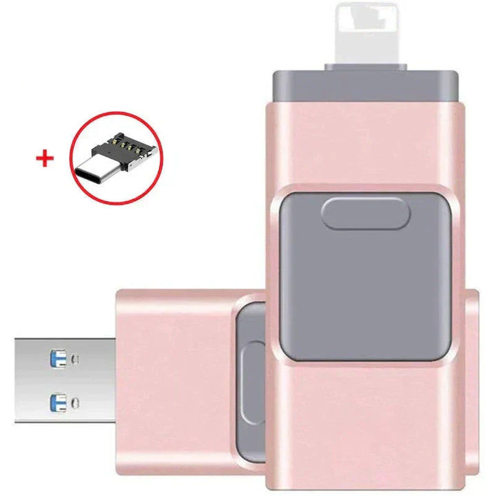 4-in-1 FlashDrive™ - Expand your storage capacity in no time and take your files anywhere