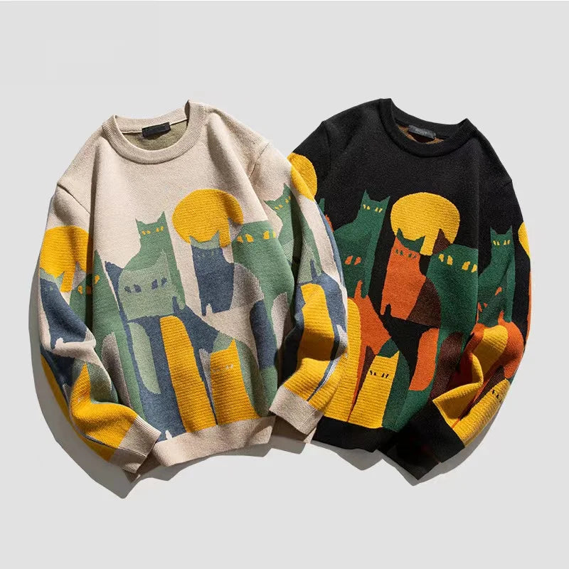 Théo - Printed Men's Sweater