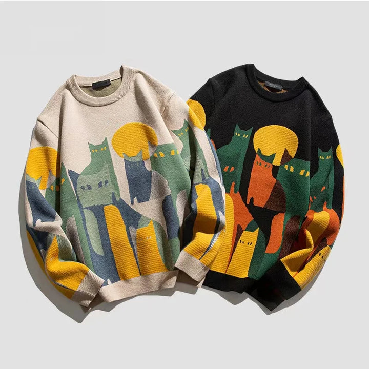 Théo - Printed Men's Sweater