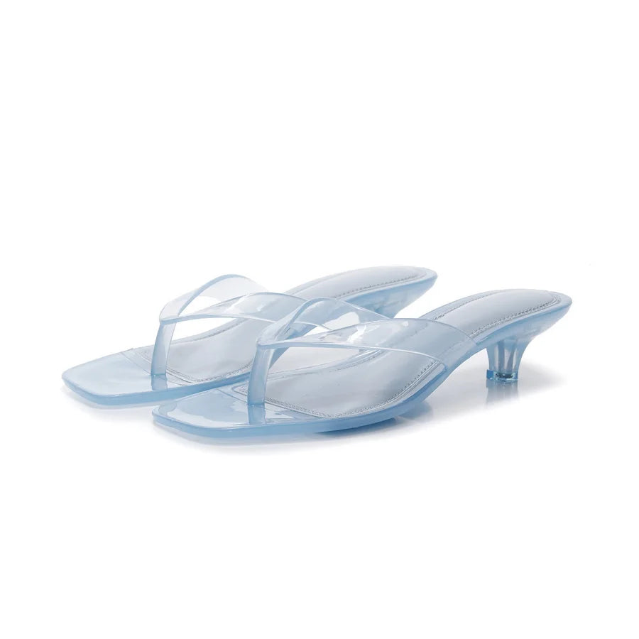 Dina Transparent and Elegant Sandals, view 7 - Elena Harper