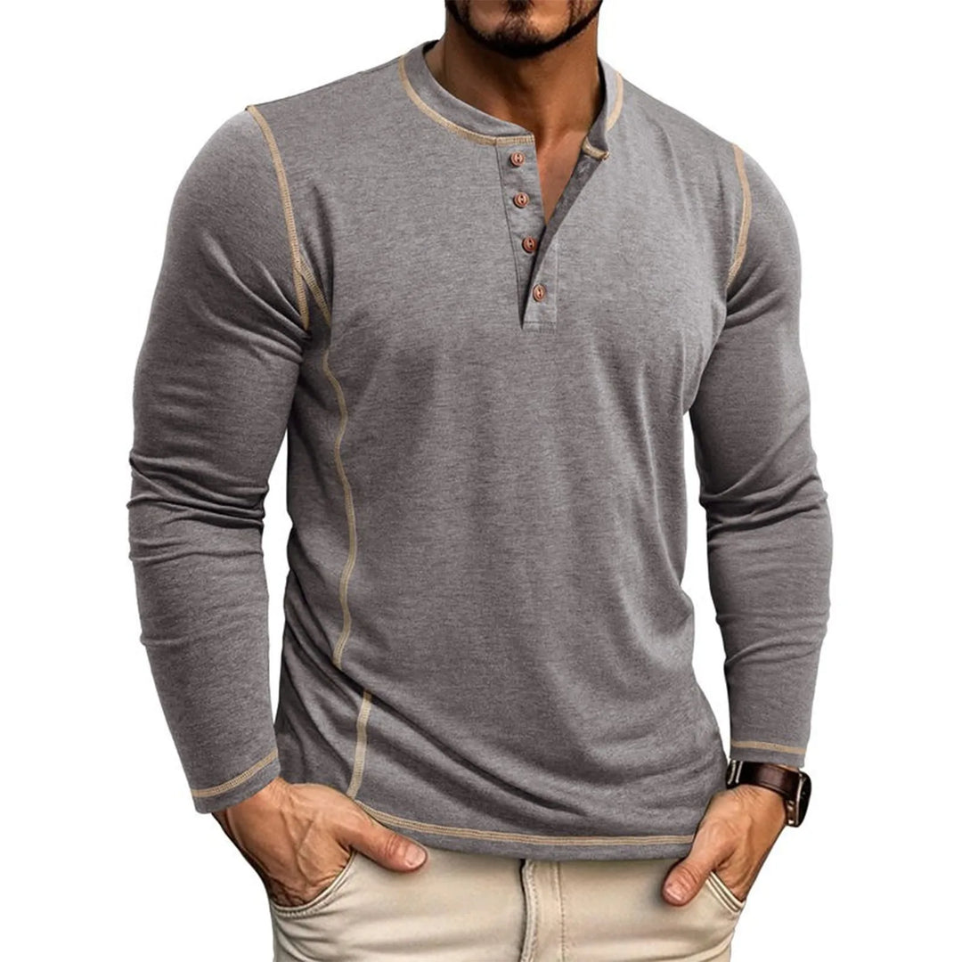 LAURENT MONACO | CASUAL LONG SLEEVE T-SHIRT FOR MEN