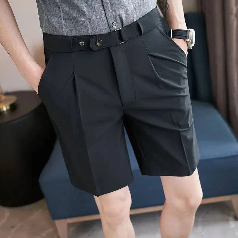Emma & Rose Manhattan Zara™ comfortable elastic shorts in soft fabric, showcasing a relaxed fit and elastic waistband.