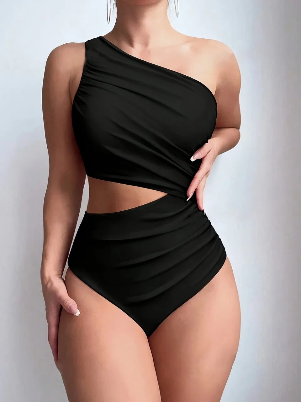 Beautifully Finished Monokini in a Timeless Design, view 3 - Elena Harper