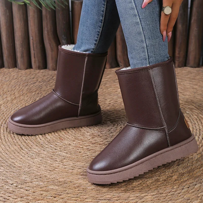 Women's Waterproof Platform Snow Boots Nordelane, view 2 - Elena Harper