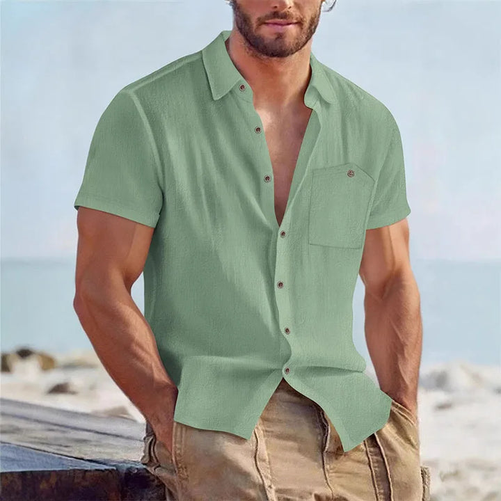Laurent Monaco Men'S Casual Summer Shirt, view 5 - Elena Harper