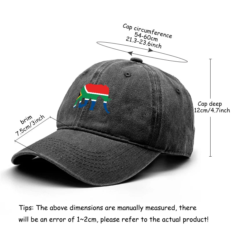 South Africa World Cup 2026 competition cap by Emma & Rose Cape Town, featuring team logo and adjustable strap.