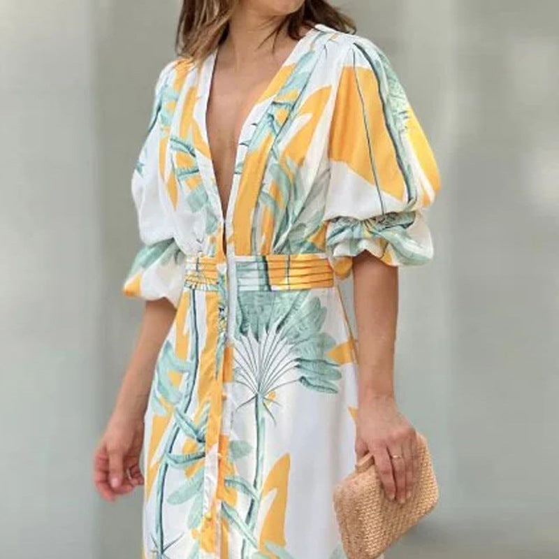 Serene - V-neck Maxi Dress