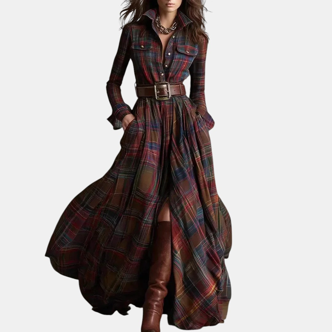 Annika Sophisticated Maxi Dress - Elena Harper