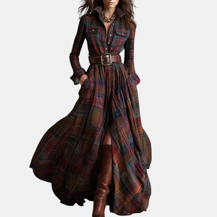 Annika Sophisticated Maxi Dress - Elena Harper