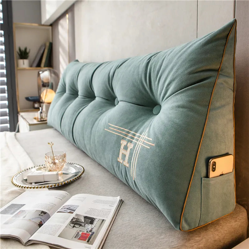 Large Cotton Cushion Soft and Comfortable Perfect for Bed and Couch Luxurious Appearance, view 6 - Elena Harper