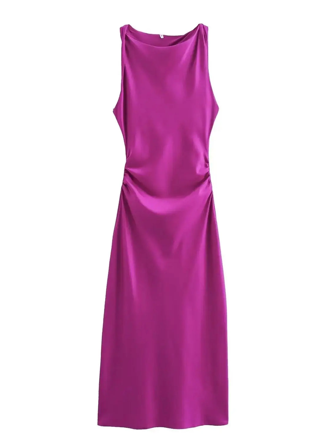 Giada Silk Satin Dress, view 8 - Elena Harper