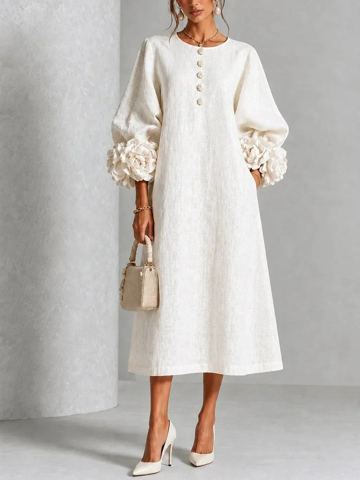 MIDILENGTH ROMANTIC DRESS FOR WOMEN
