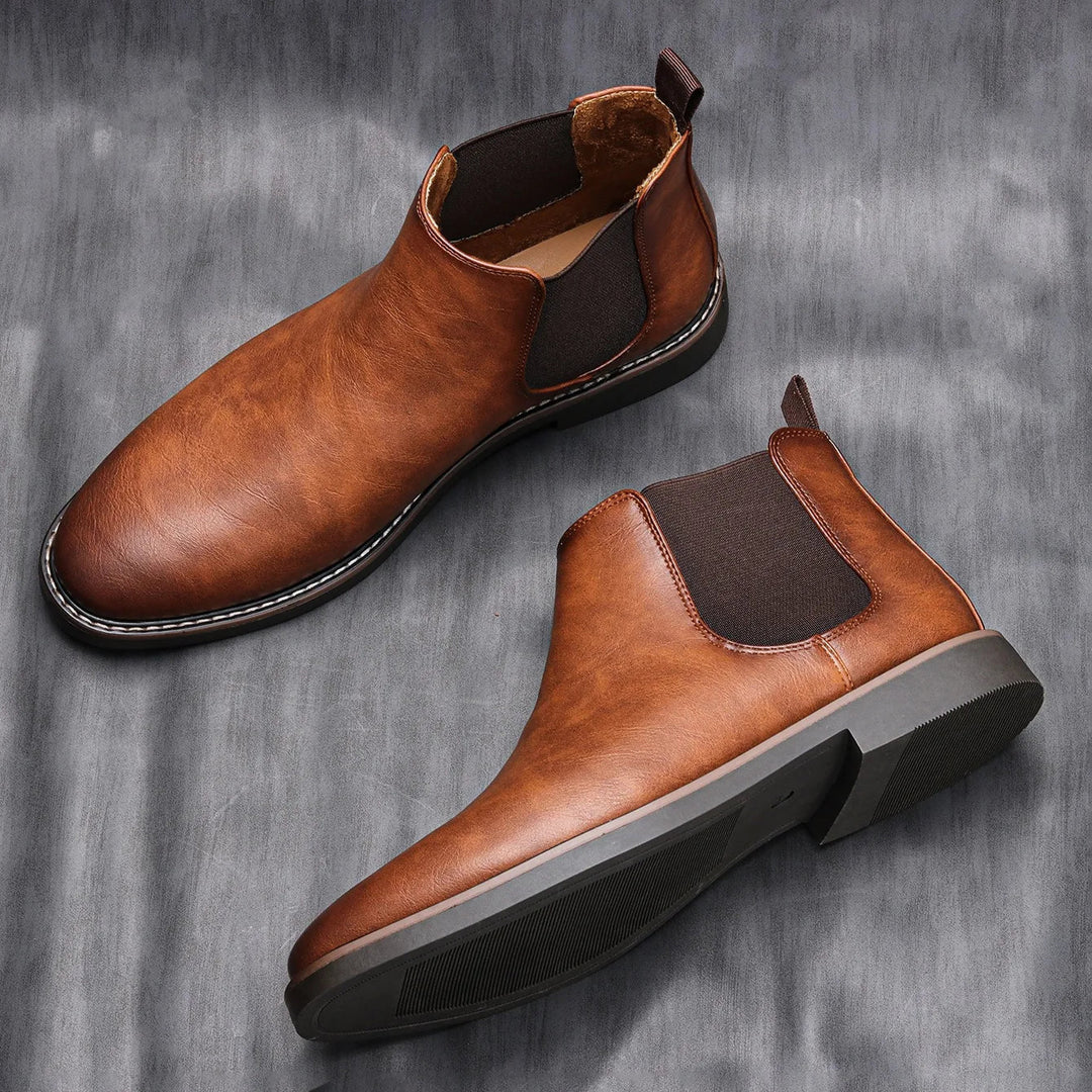 CHELSEA BOOTS FOR MEN WITH ELASTIC SIDES