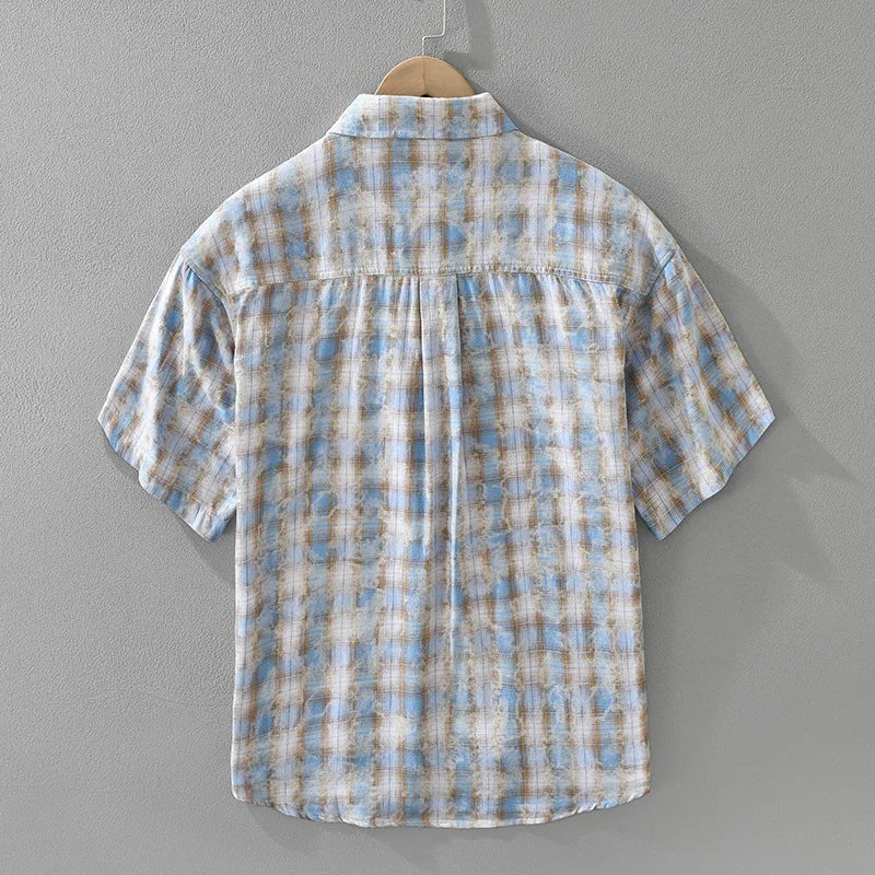 LAURENT MONACO | RETRO CHECK SHIRT FOR MEN