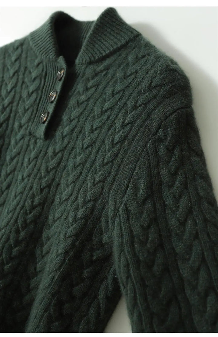 Arden Button-Up Sweater - Elena Harper