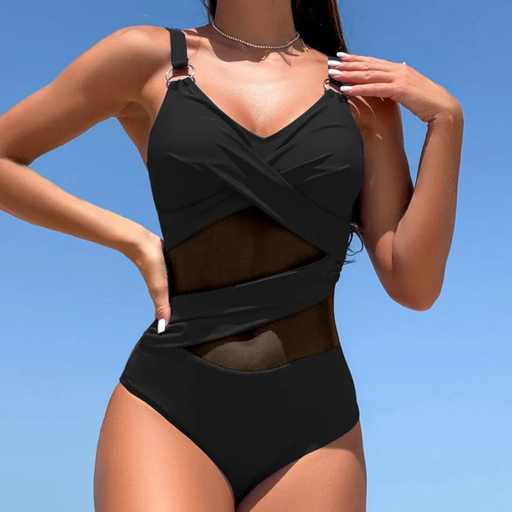 Beautifully Crafted Bathing Suit in a Classic Style, view 6 - Elena Harper