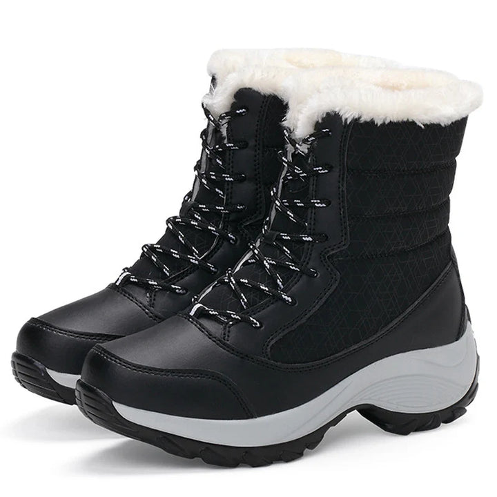 Women's Fur-Lined Platform Snow Boots Perrienne, view 7 - Elena Harper