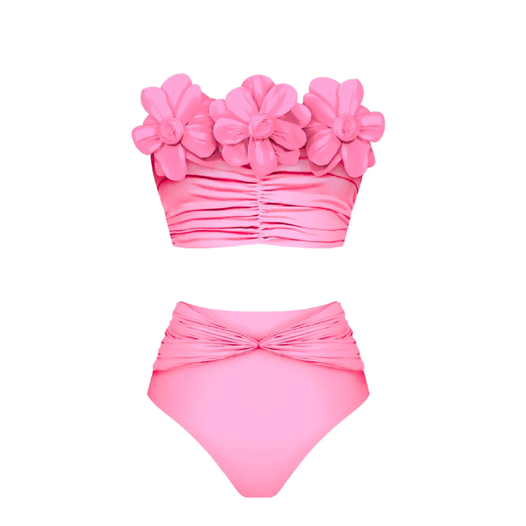 Beautifully Finished Bathing Suit in a Timeless Design, view 3 - Elena Harper