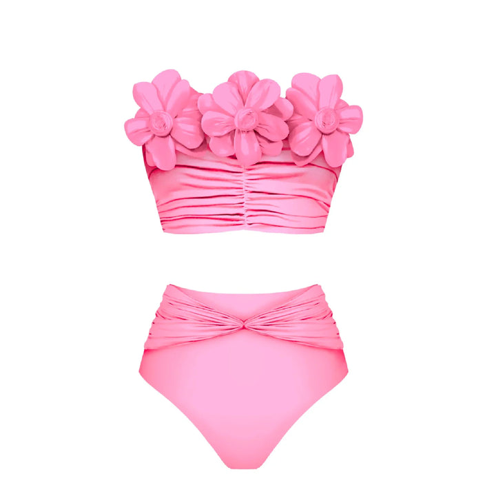 Beautifully Finished Bathing Suit in a Timeless Design, view 3 - Elena Harper