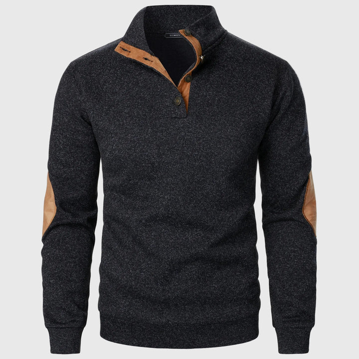 Griffin Refined Half-Zip Sweater - Elena Harper