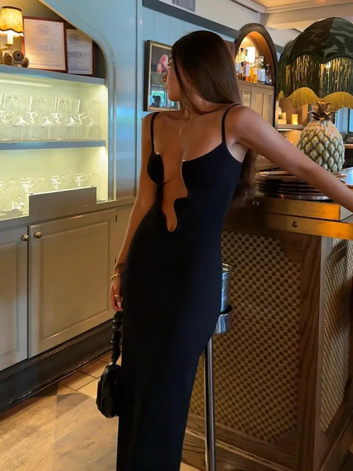 Afroda Dress with Neckline