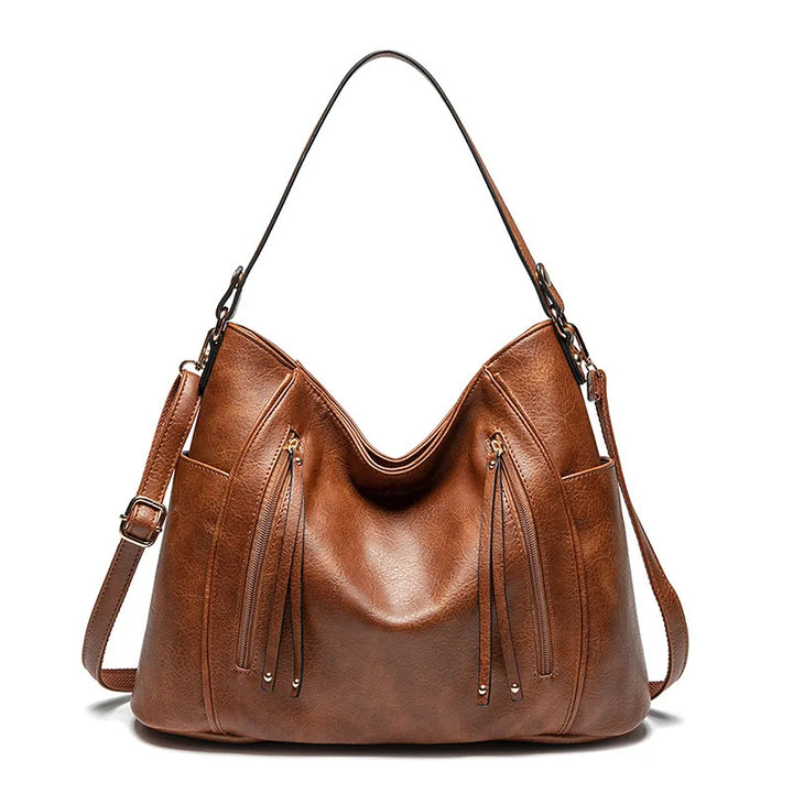 Luxury Leather-Look Women's Bag – High-End Elegant Style for Everyday