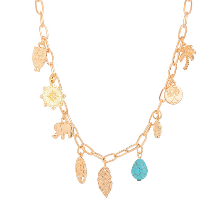 Vintage Bohemian Necklace, view 9 - Elena Harper